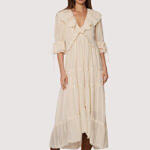 Lost & Wander Poetry in Bloom Ivory Maxi Dress New with Tags